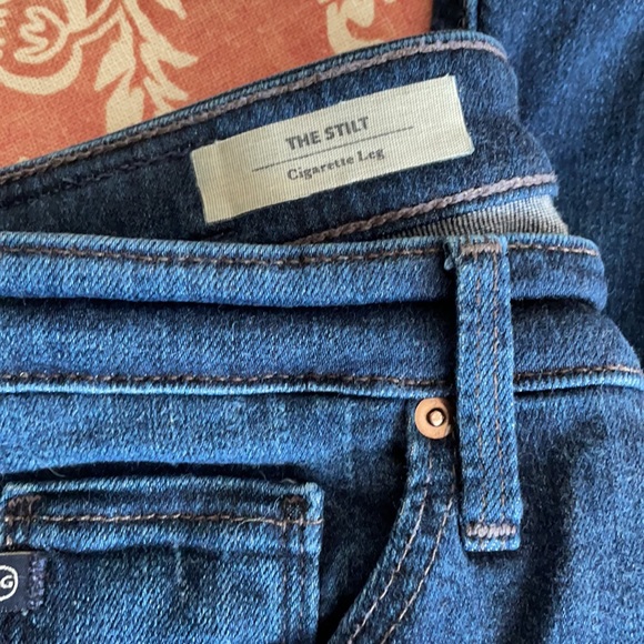 Mid rise AG Adriano Goldschmied The Stilt Cigarette Leg size 26 - Picture 7 of 9